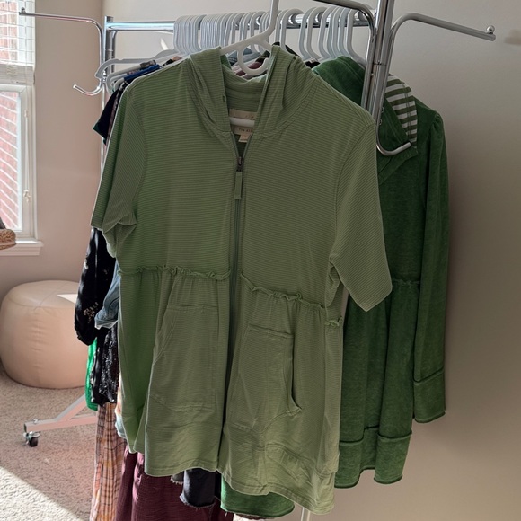 evy's tree Tops - Evy's Tree Light Green Hoodie